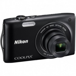 Nikon CoolPix S3200 digikamera (musta)