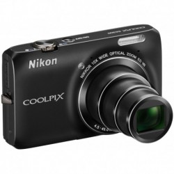 Nikon CoolPix S6300 digikamera (musta)