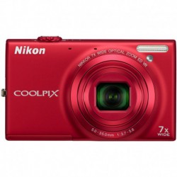 Nikon CoolPix S6150 digikamera (punainen)