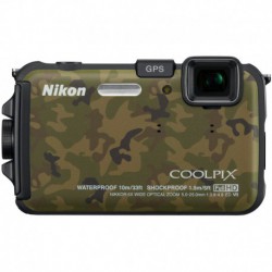 Nikon CoolPix AW100 digikamera (maastokuvioinen)