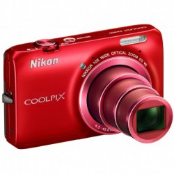 Nikon CoolPix S6300 digikamera (punainen)